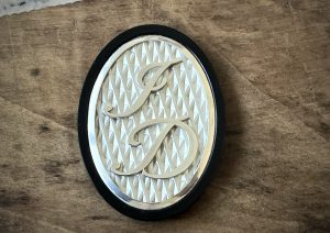 pistolengriffkäppchen initialen