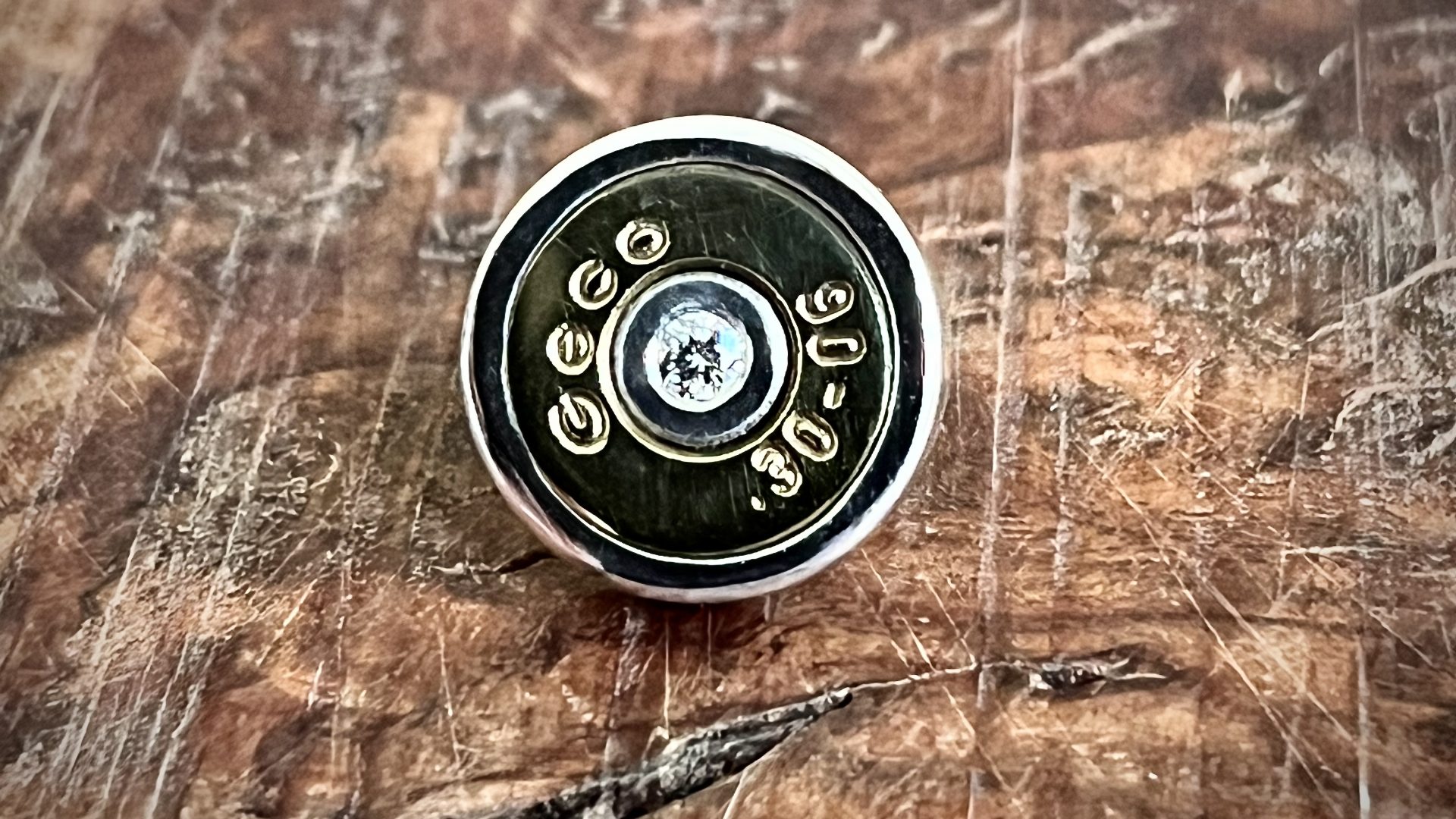 ohrstecker patronenhülse